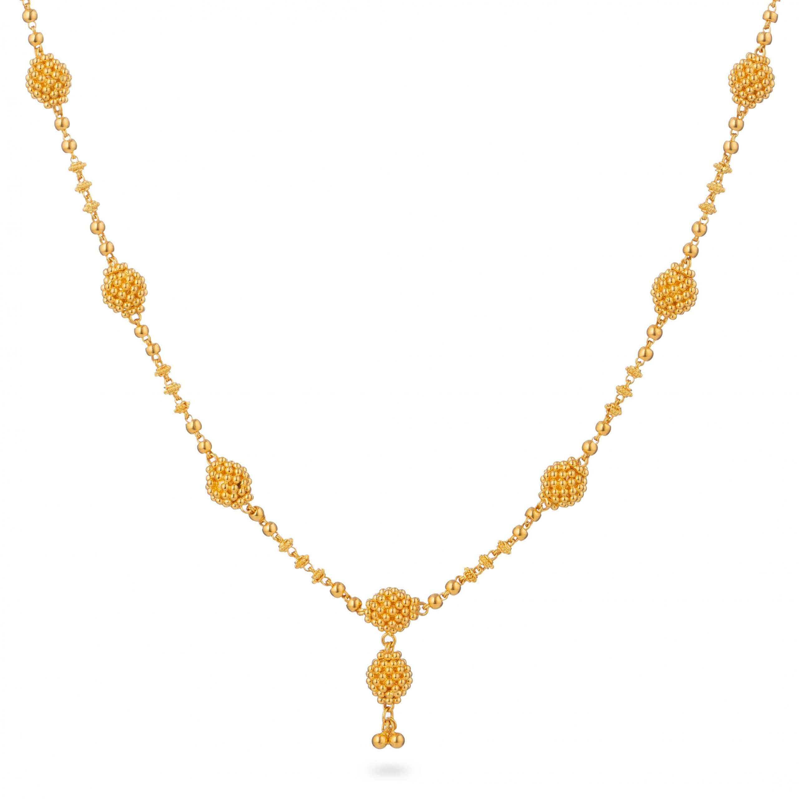 Ball necklace chain in gold 2025