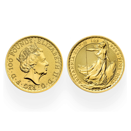 Gold 1 oz Britannia in 24 ct