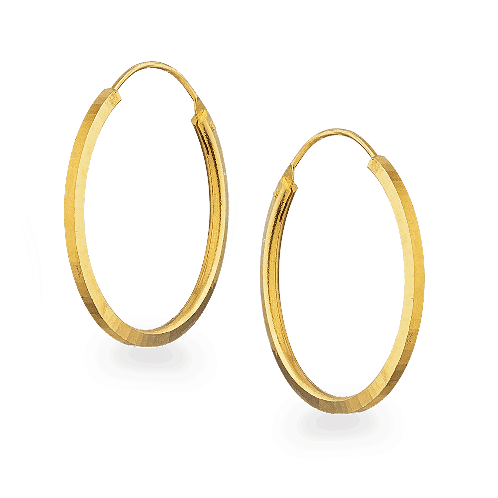 Share 136+ 22ct gold hoop earrings super hot - esthdonghoadian