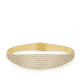 22ct Gold Bangle With Rhodium Finish