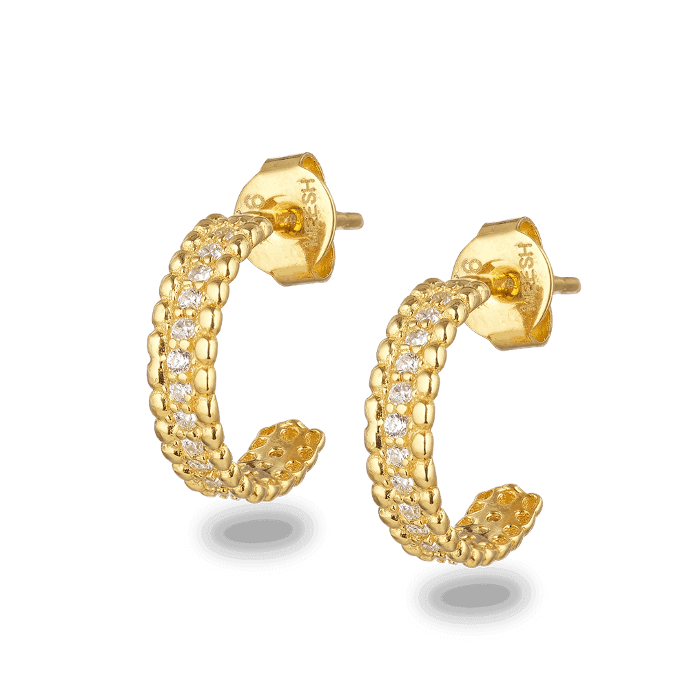 22ct Indian Gold Girls Earring 28519 - 22ct Indian Gold Girls Earring