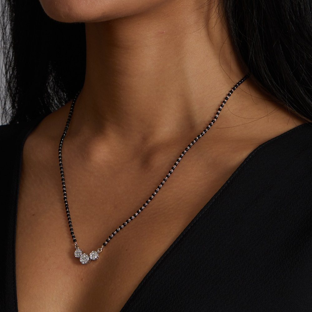 Diamond mangalsutras outlet