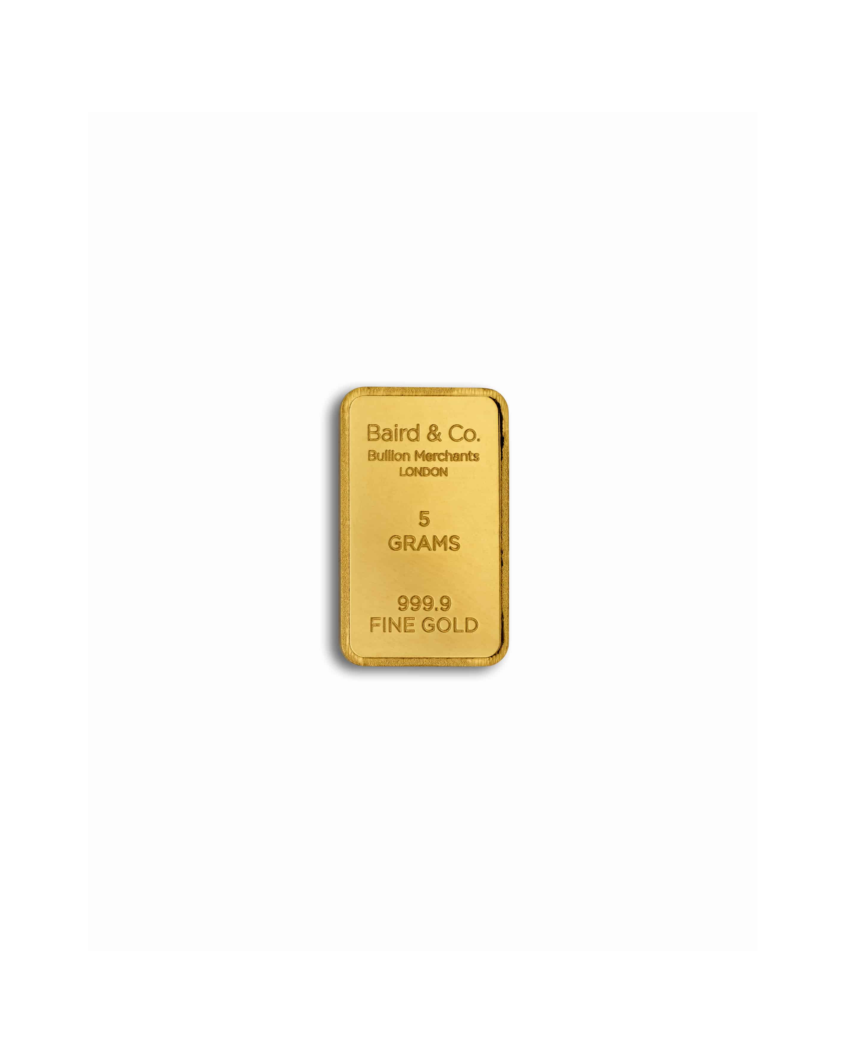 24ct Gold Minted Bar in 5grm 5gm gold bar - 24ct Gold Minted Bar in 5grm