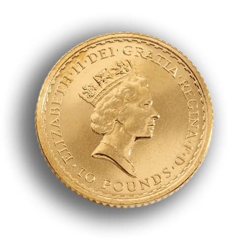 Gold 1/10oz Britannia in 24ct 1/10oz Britannia - Gold 1/10oz Britannia in 24ct