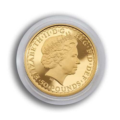 Gold 1/2oz Britannia in 22ct 1/2oz Britannia - Gold 1/2oz Britannia in 22ct