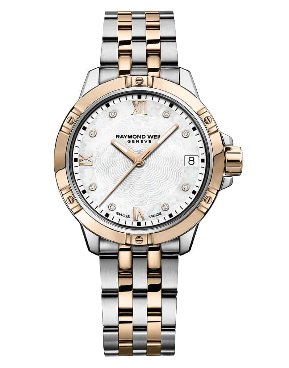 Tango Classic Ladies Quartz Rose Gold Two-Tone Diamond Watch 5960-SP5-00995 - Tango Classic Ladies Quartz Rose Gold Two-Tone Diamond Watch
