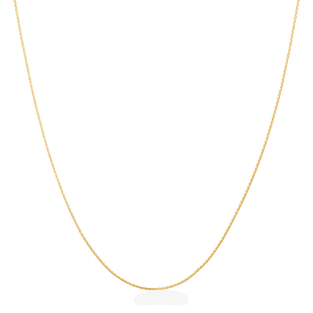 22ct Gold Round Box Chain 16 Inches - £130.00.00 (SKU:23947)