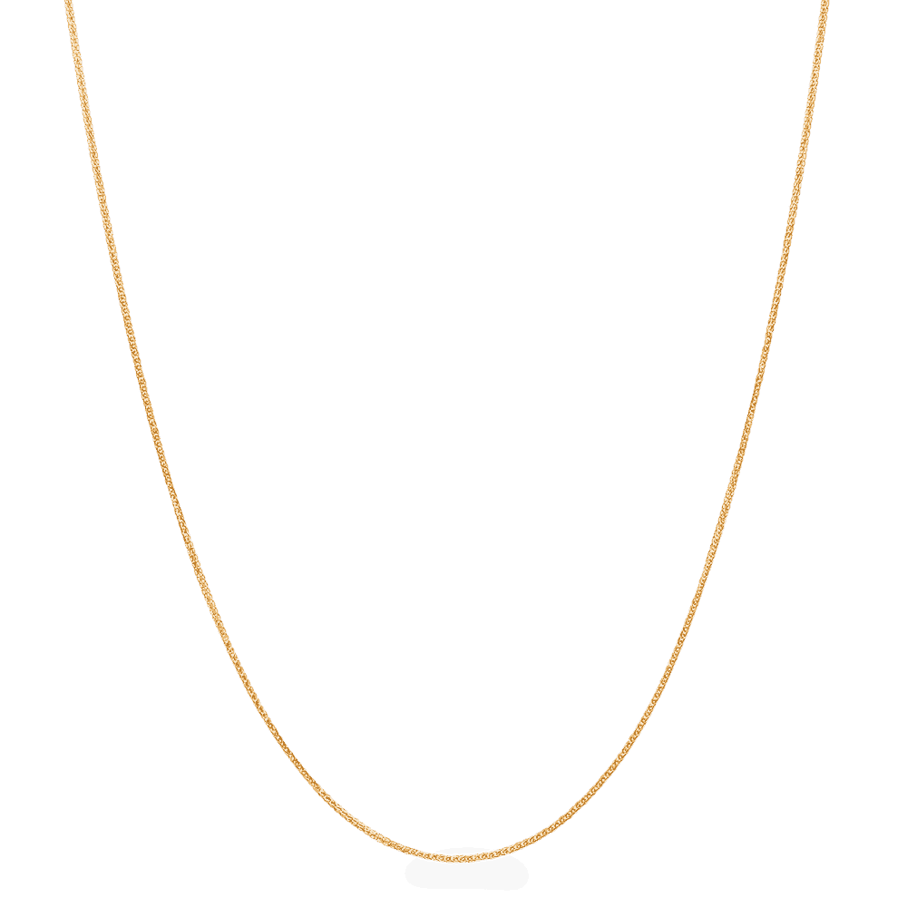 22ct Gold Foxtail Chain in 16 Inches 26463 - 22ct Gold Foxtail Chain in 16 Inches