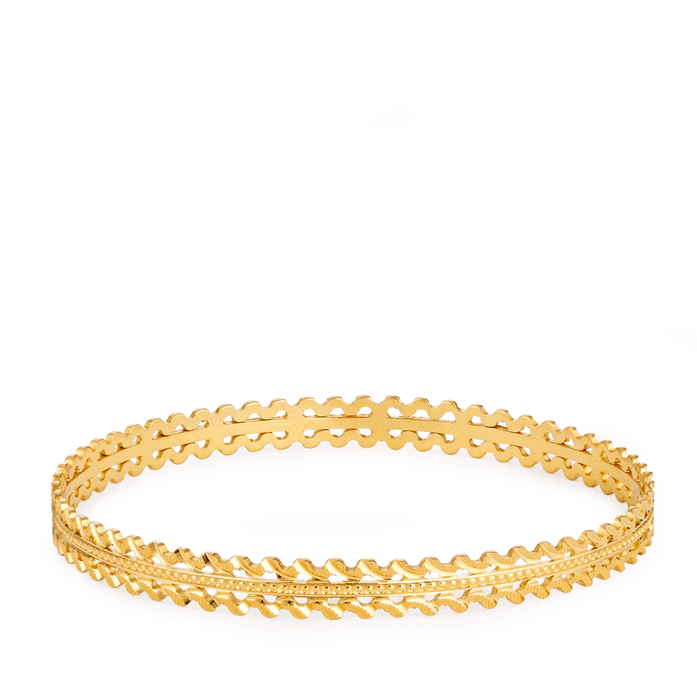 22ct Yellow Gold Single Bangle 26856 - 22ct Yellow Gold Single Bangle