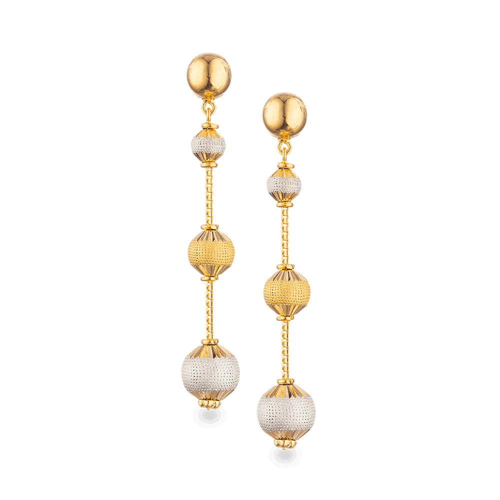 22ct Gold Sparkle Earrings 27786 - 22ct Gold Sparkle Earrings