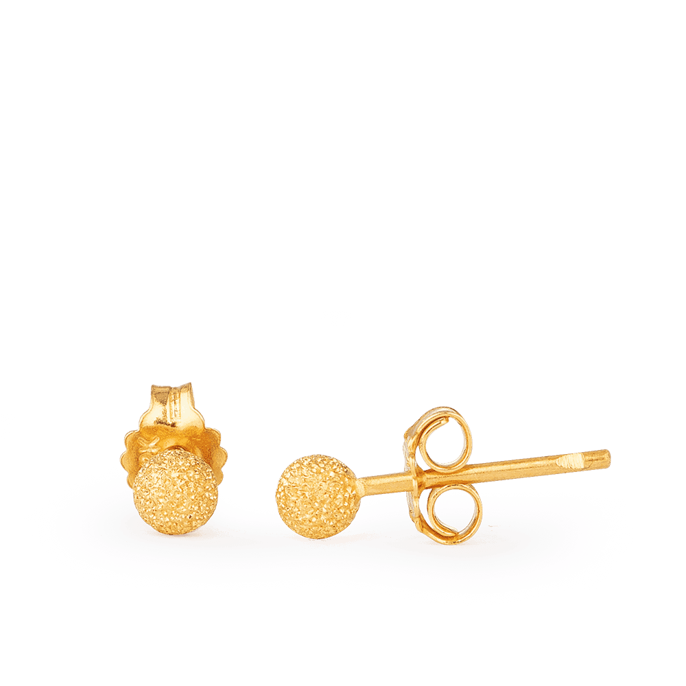 Gold ear studs for babies on sale