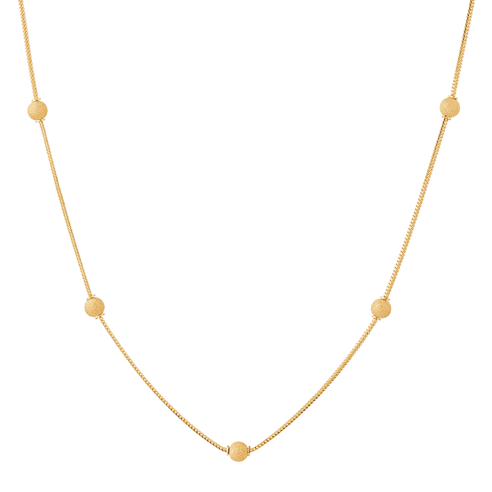 Choker Necklace in 22ct Gold 28623 - Choker Necklace in 22ct Gold