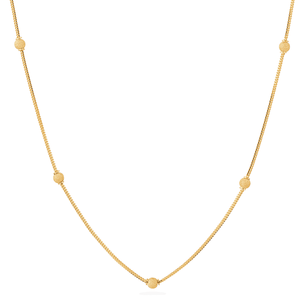 Gold Choker Neckalce 28628 - Gold Choker Neckalce