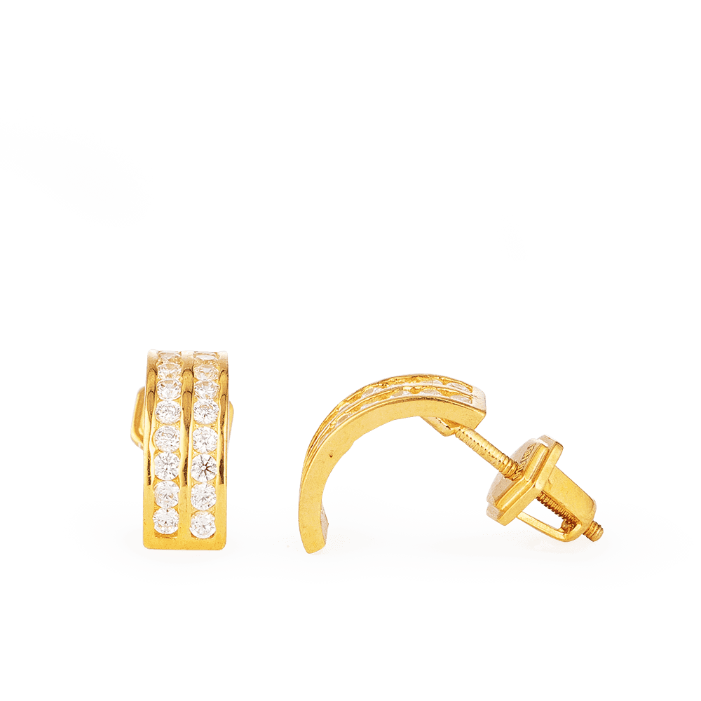 22ct Gold Earrings 28652 - 22ct Gold Earrings