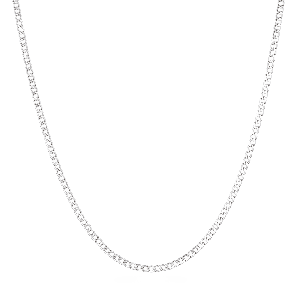 18 inches White Gold Chain UK 26502 - 18 inches White Gold Chain UK