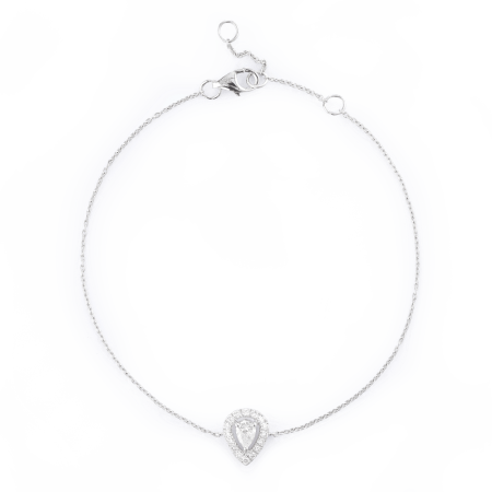 Diamond Bracelet in 18ct White Gold