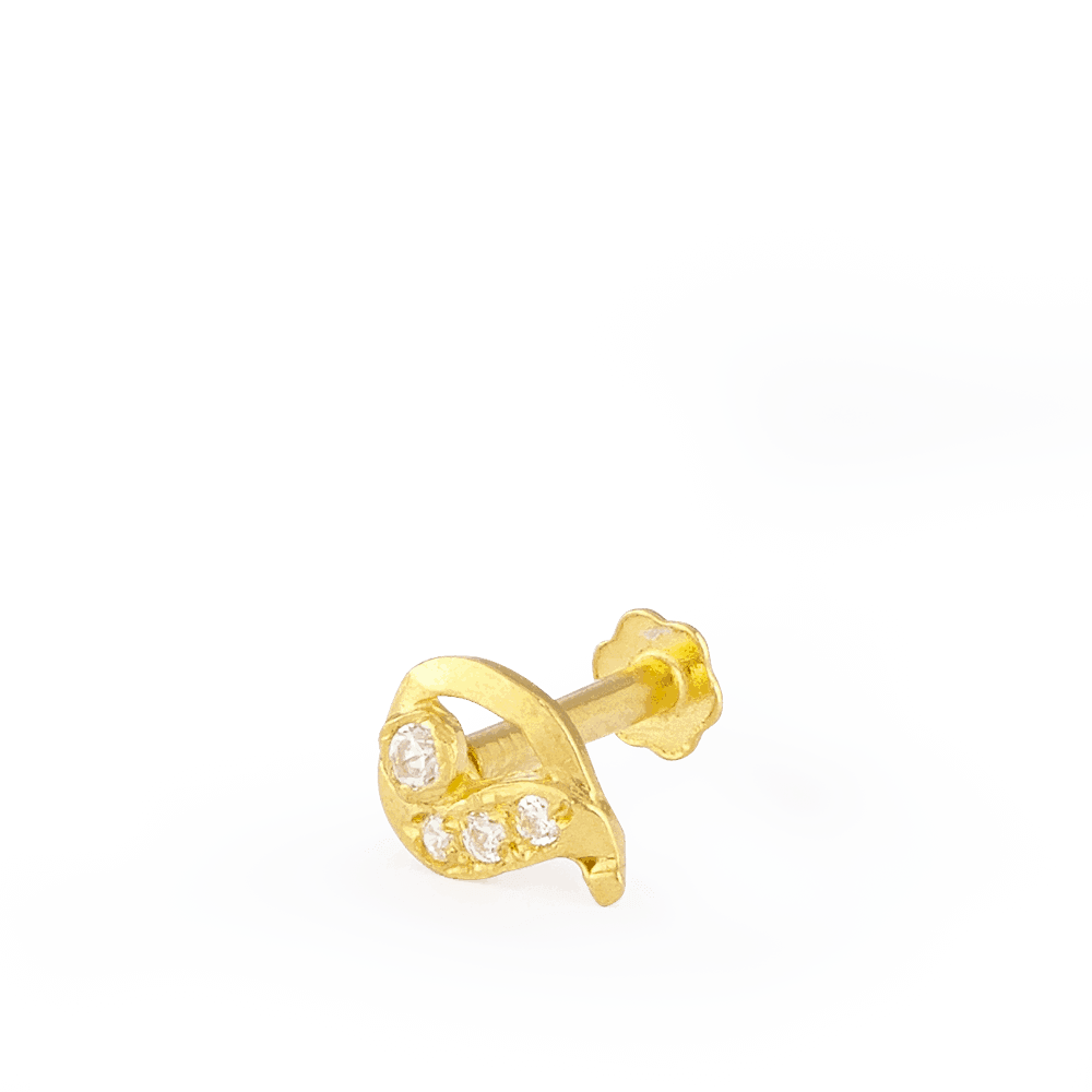 Gold Nose Pin Uk 28855_C2 - Gold Nose Pin Uk