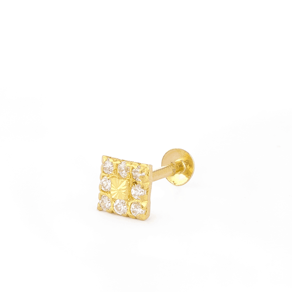 Indian Gold Nose Stud UK 28856_C7 - Indian Gold Nose Stud UK