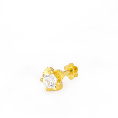 22ct Yellow Gold Nose Pin