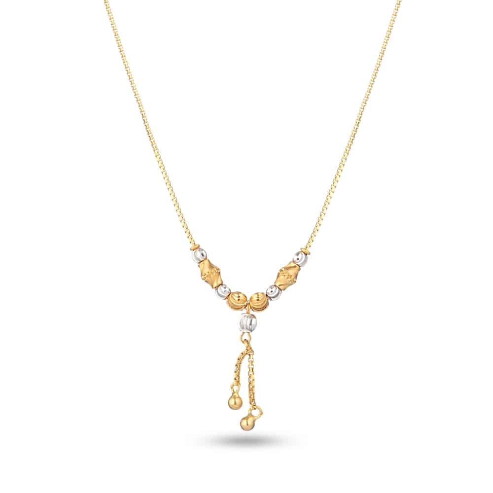 Gold Choker Necklace In 22ct 25985 - Gold Choker Necklace In 22ct
