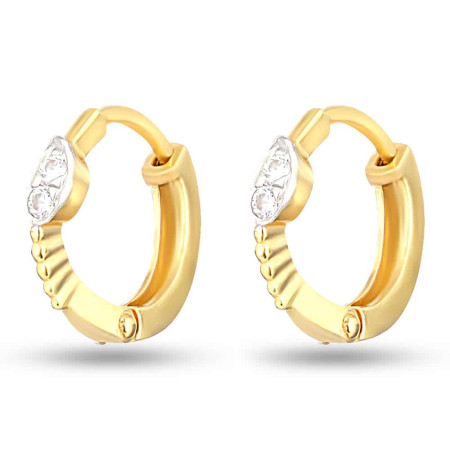 gold hoop 22ct earrings