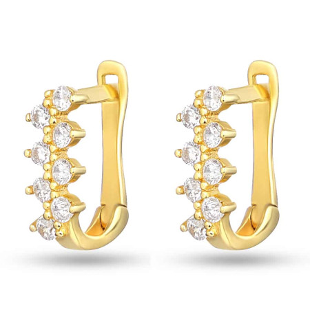 gold ball hoop carat balli drop
