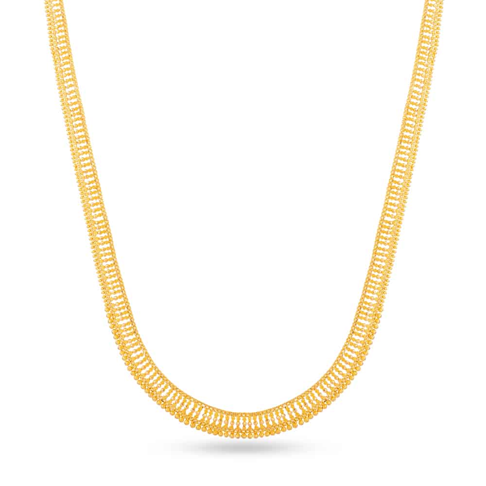 Bridal Necklace in 22 carat Gold 30483 - Bridal Necklace in 22 carat Gold