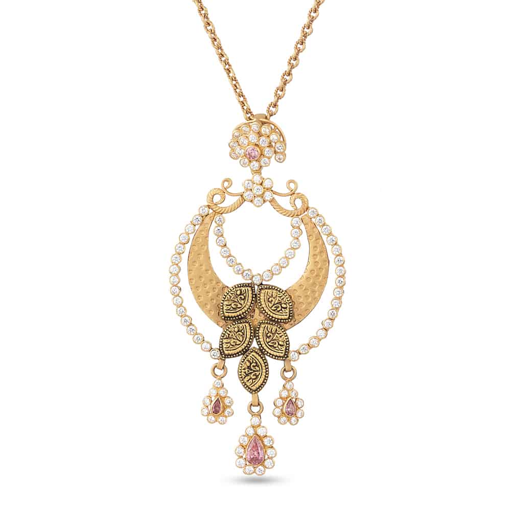 22ct Gold Wedding Pendant 28826 - 22ct Gold Wedding Pendant