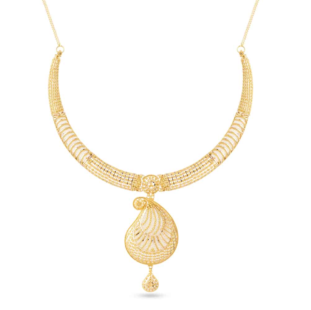 22 Carat Gold Wedding Necklace 30473 - 22 Carat Gold Wedding Necklace