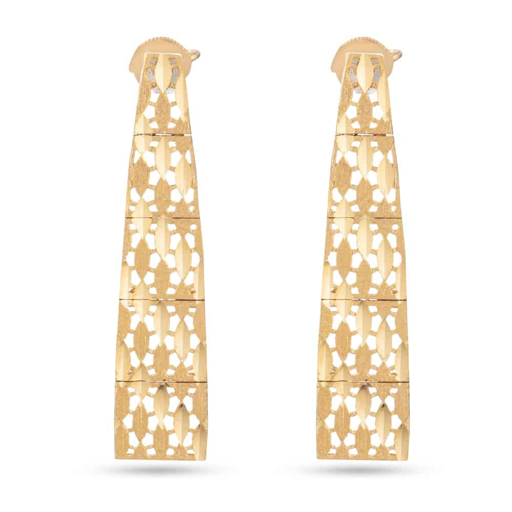 22ct Gold Bridal Earring 30408 - 22ct Gold Bridal Earring