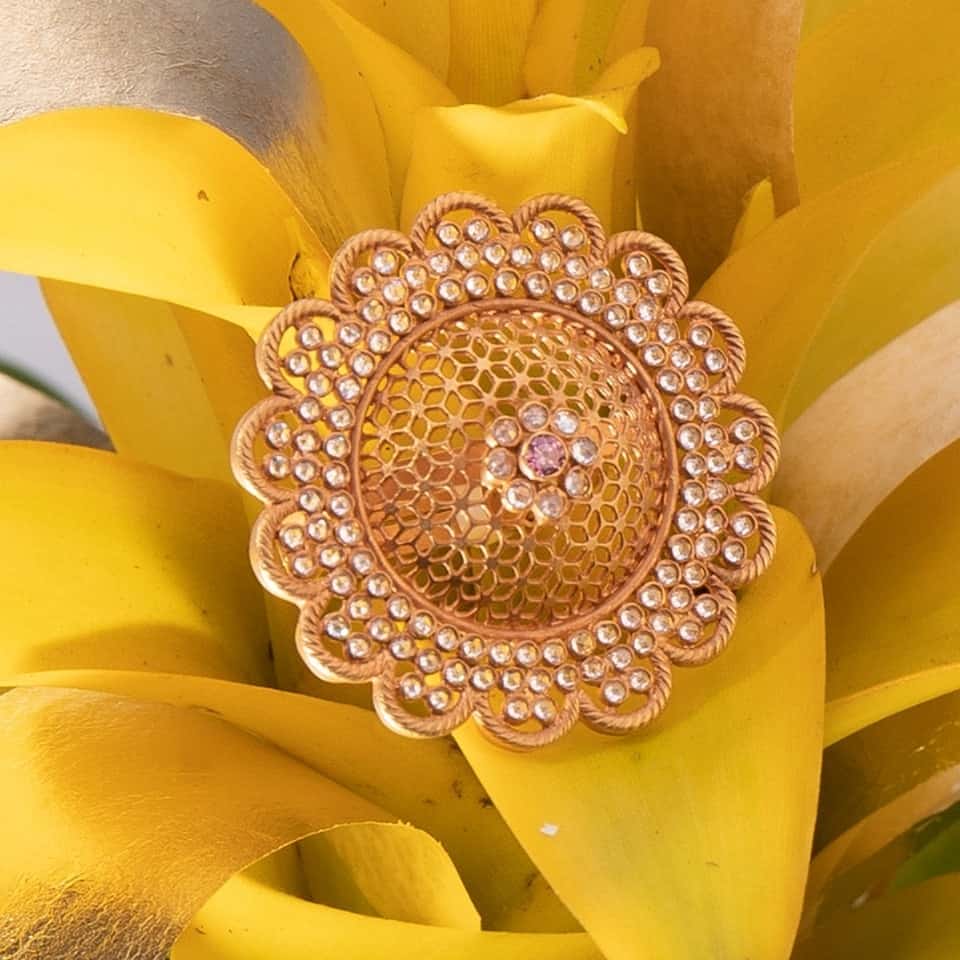 22ct Gold Anusha Ring 28843 - 22ct Gold Anusha Ring