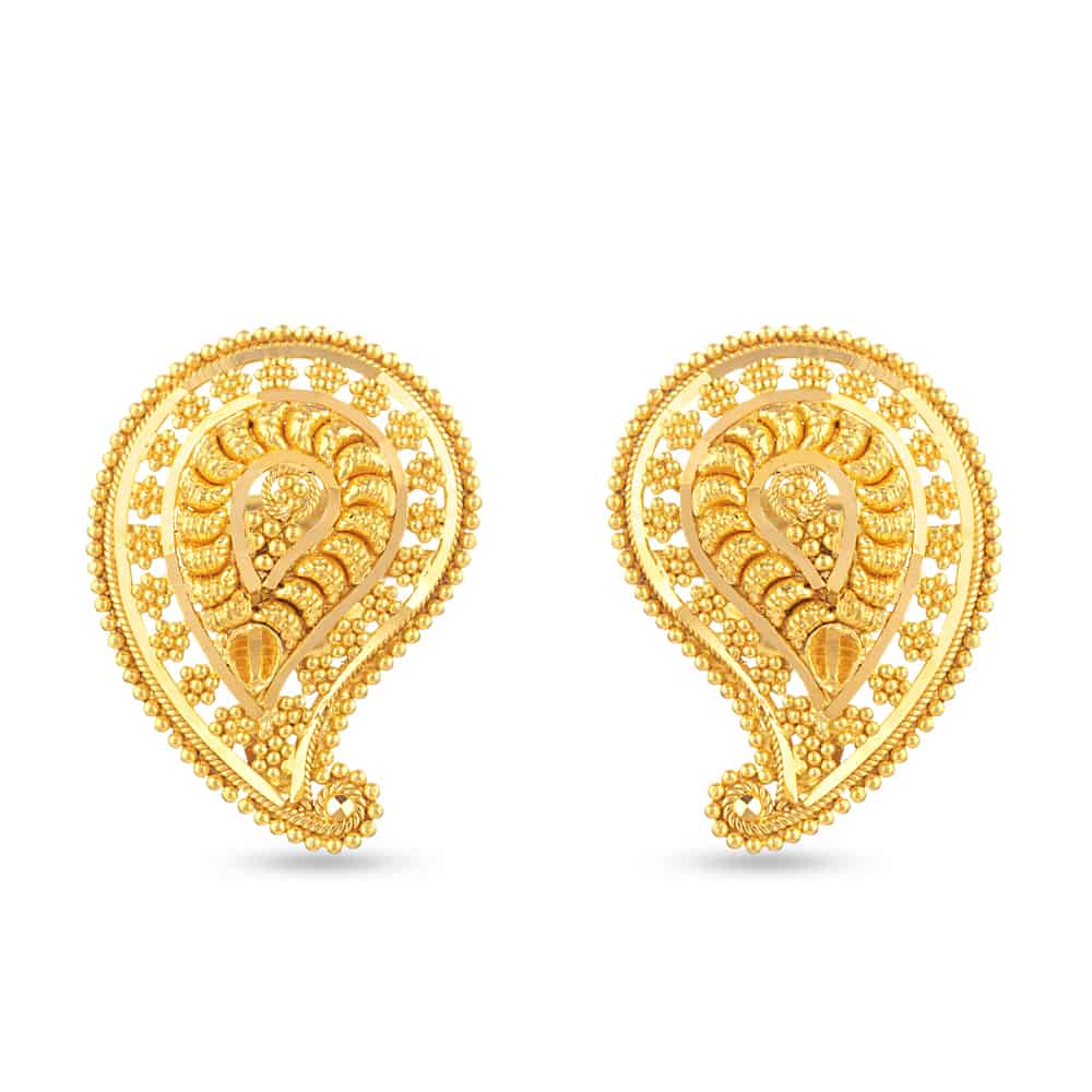 22 Carat Gold Stud Earring 30709 - 22 Carat Gold Stud Earring
