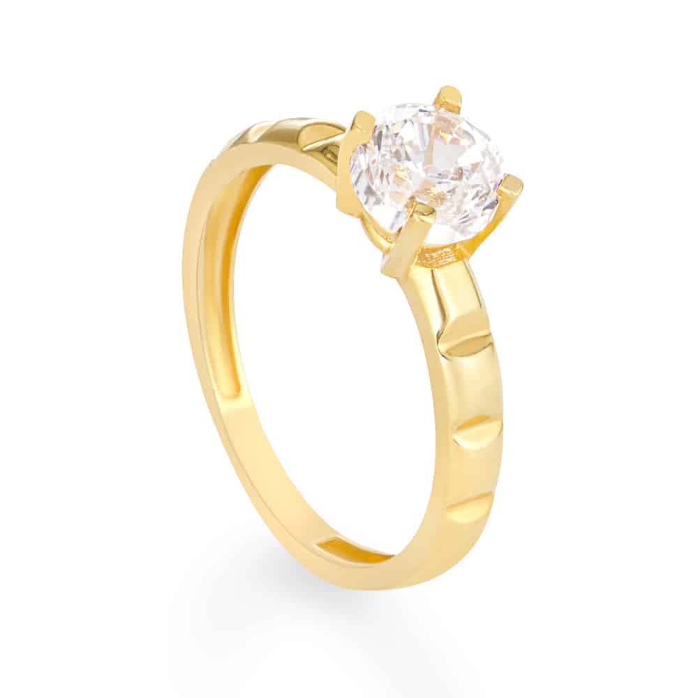 22 ct Asian Gold Engagement Ring 30742 - 22 ct Asian Gold Engagement Ring