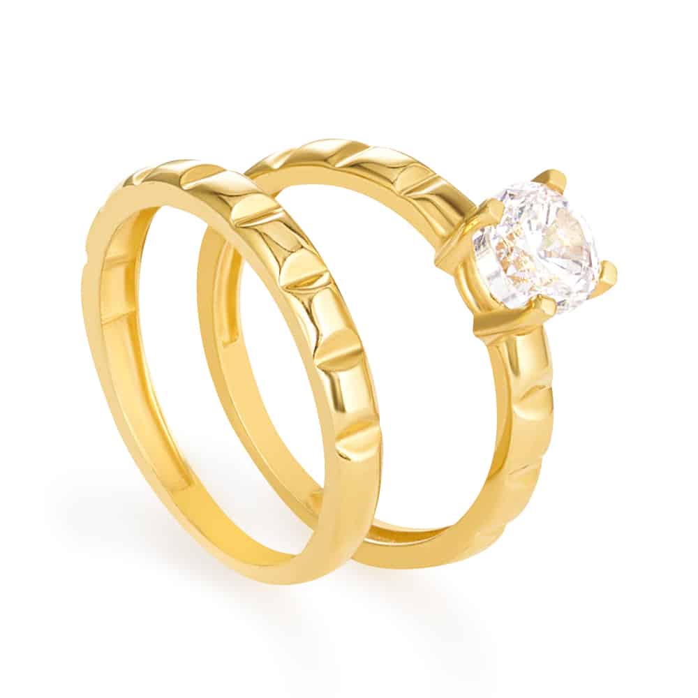 22 ct Asian Gold Engagement Ring 30742 - 22 ct Asian Gold Engagement Ring
