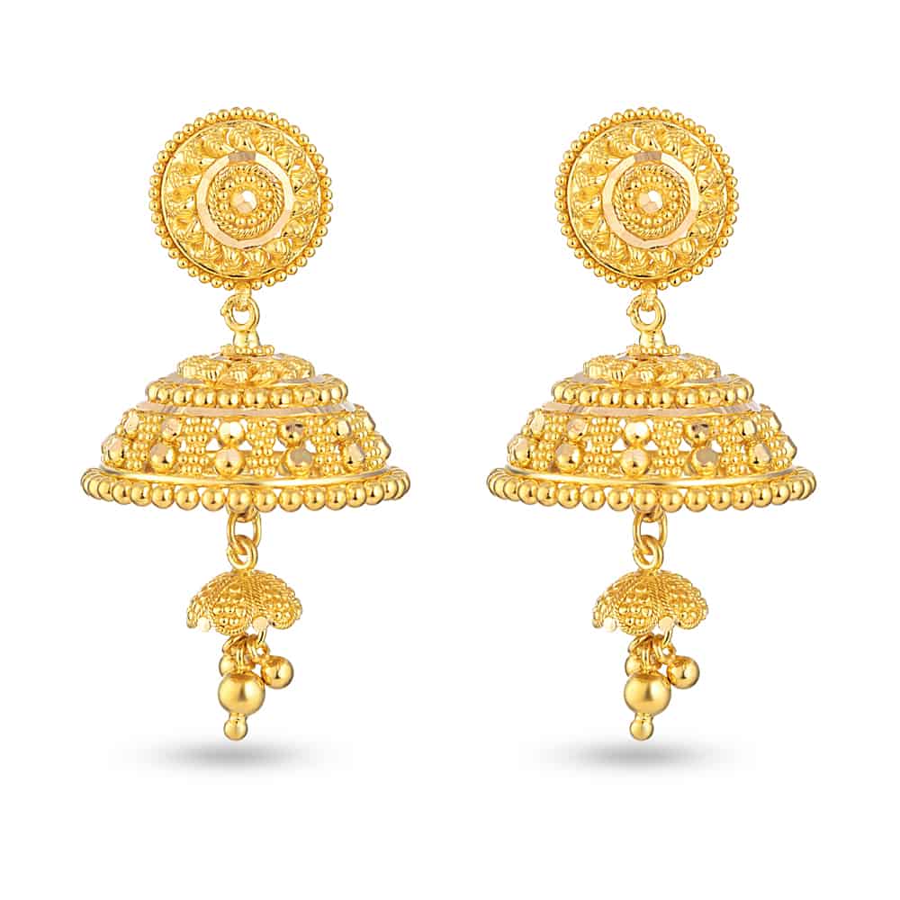 Fire White Quartz Stud 24K Gold Earrings | Sonia Hou – SONIA HOU