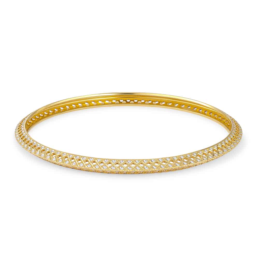 22ct Gold Ladies Single Bangle 30649 - 22ct Gold Ladies Single Bangle