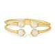 22ct Gold Sparkle Modern Bangle