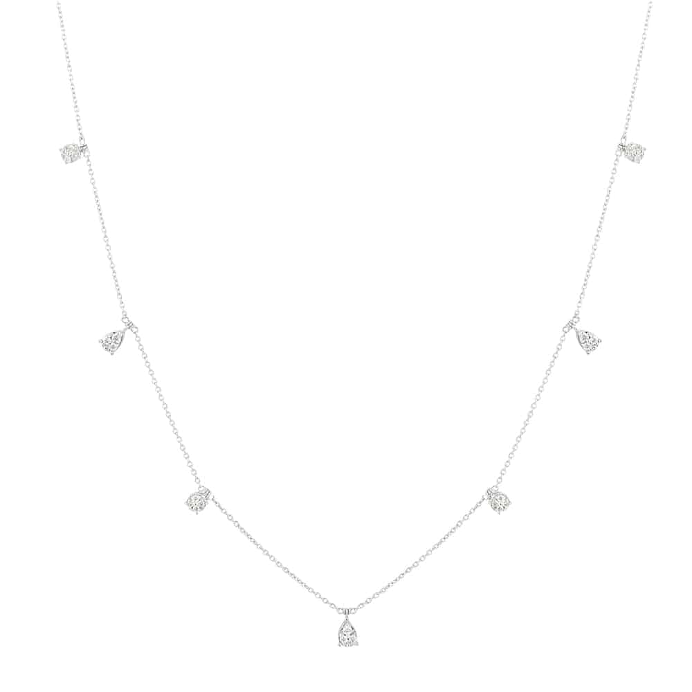 18ct White Gold Diamond Necklace 31088 - 18ct White Gold Diamond Necklace