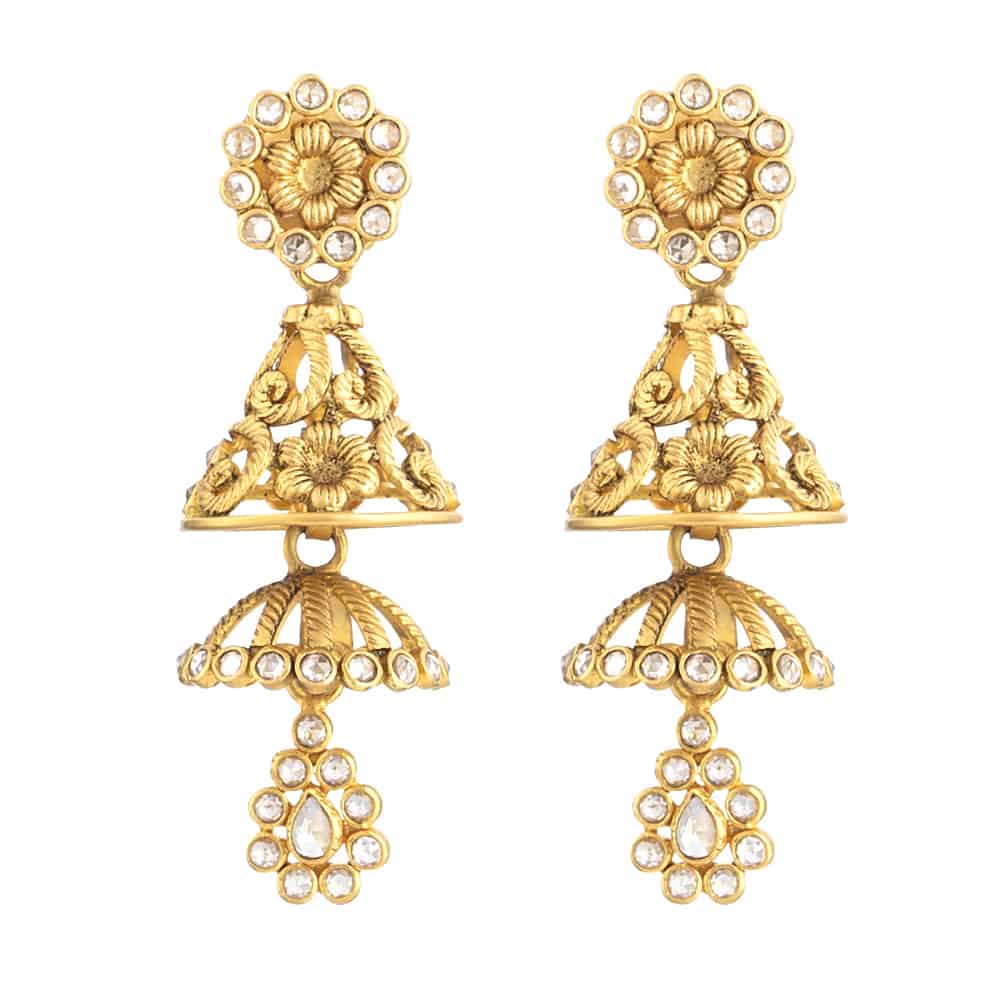 22 Carat Gold Earrings UK 31102 - 22 Carat Gold Earrings UK