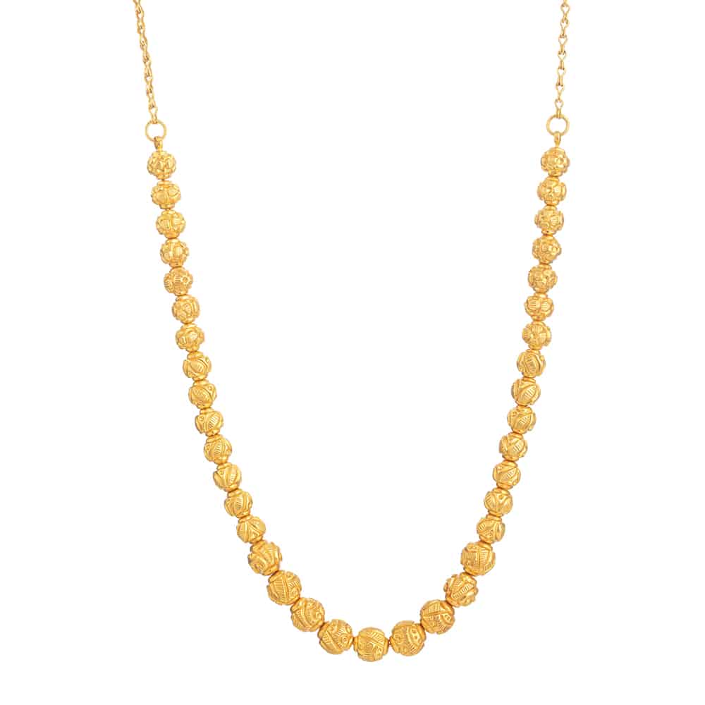 22ct Gold Mala Necklace - £1365.00 (SKU:31161)