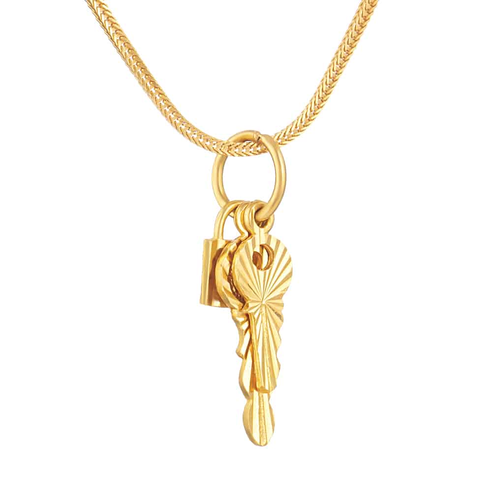 Lock And Key Pendant 30650 - Lock And Key Pendant