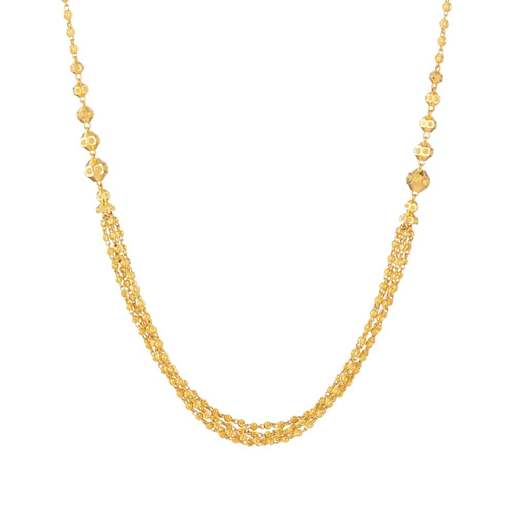 22ct Gold Chain with Balls 31230 - 22ct Gold Chain with Balls