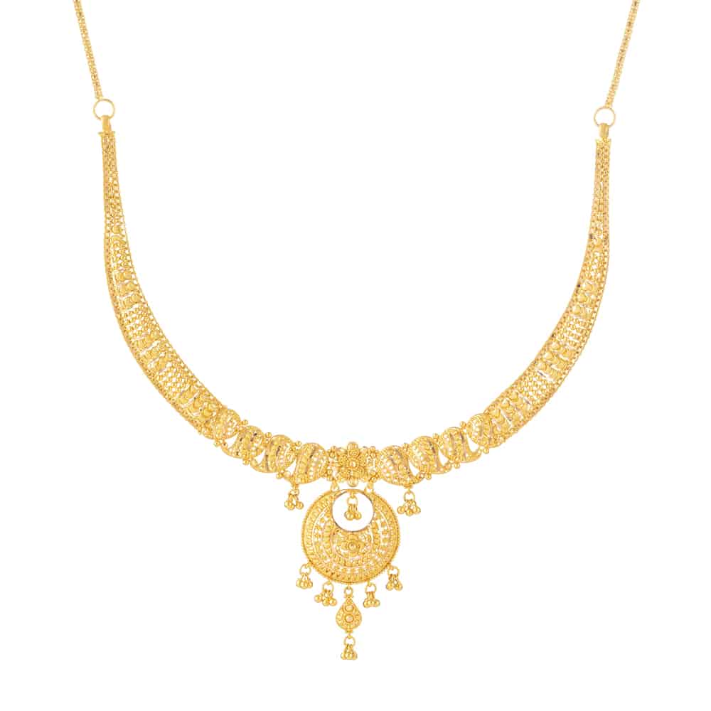 22ct Gold Indian Necklace 31240 - 22ct Gold Indian Necklace