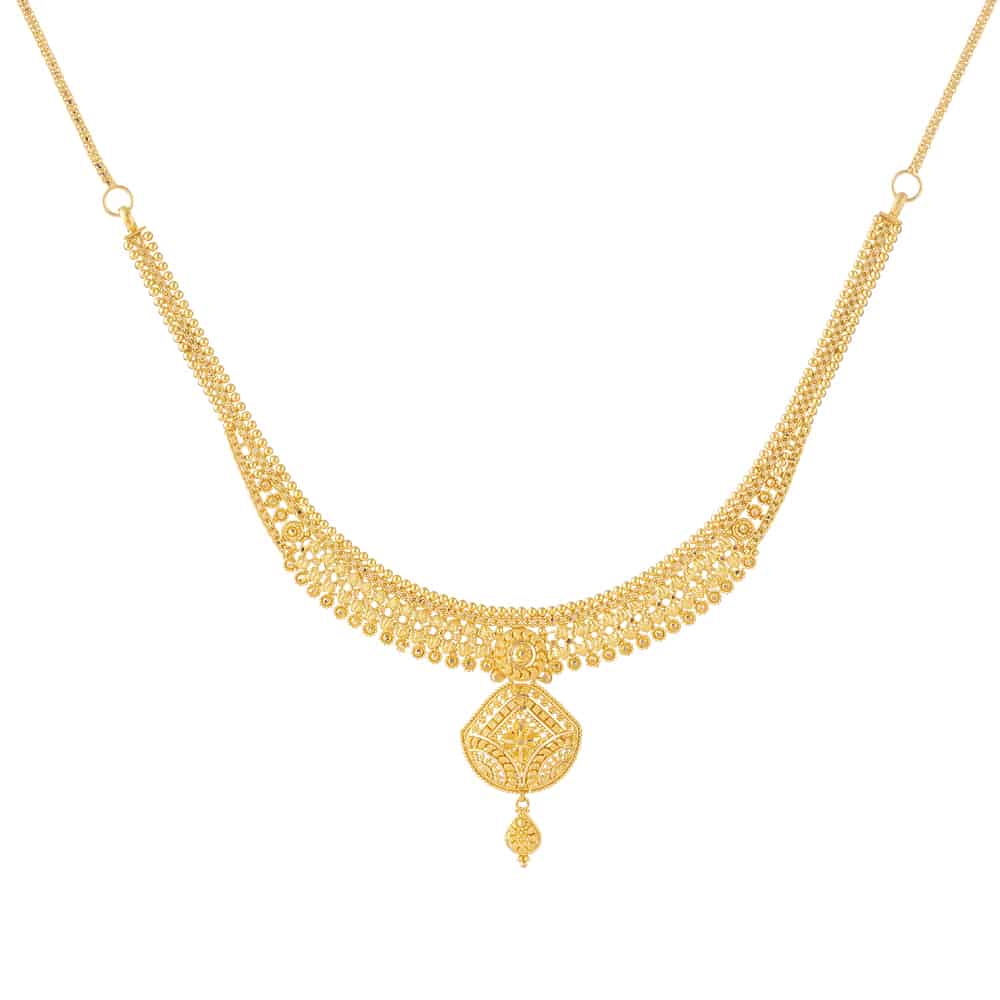 22ct British Hallmarked Bridal Necklace 31242 - 22ct British Hallmarked Bridal Necklace