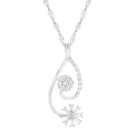 18ct Diamond Pendant