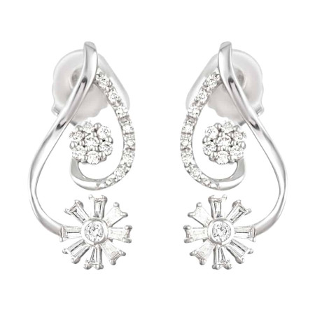 18ct Gold Diamond Earstuds
