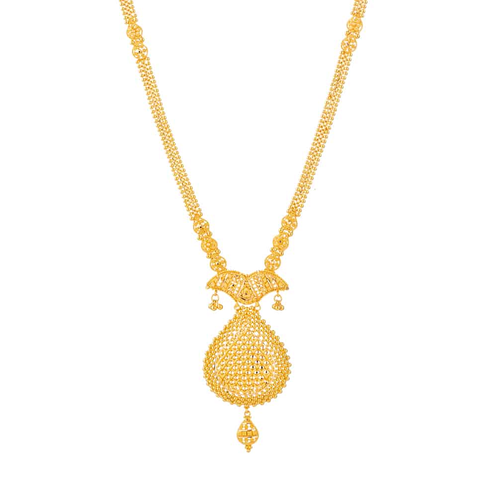 Jali 22ct Gold Filigree Necklace 31917 - Jali 22ct Gold Filigree Necklace
