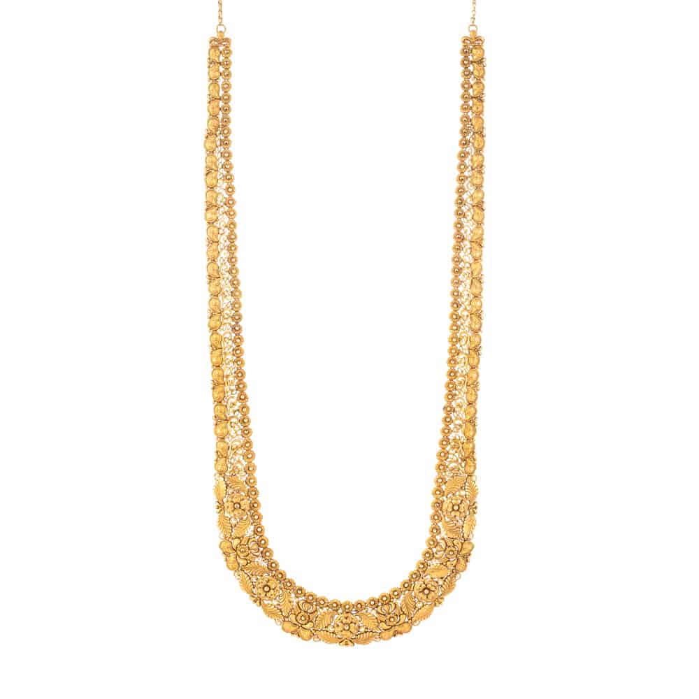 22 Carat Gold Bridal Antique Necklace 31957 - 22 Carat Gold Bridal Antique Necklace