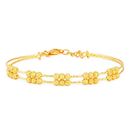 Real Gold Bracelet for Women SKU 41093 Purejewels