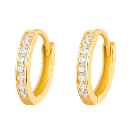 22ct Gold CZ Earrings